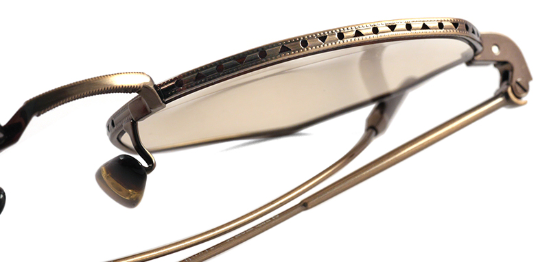 新色追加！ Oliver in Gold Peoples Oliver Eyeglasses Antique TK-5