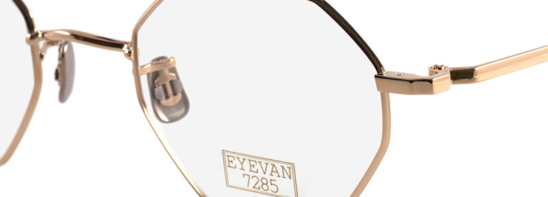 EYEVAN7285 mod.192 八角形型オールチタンの最新モデル | 3T ...