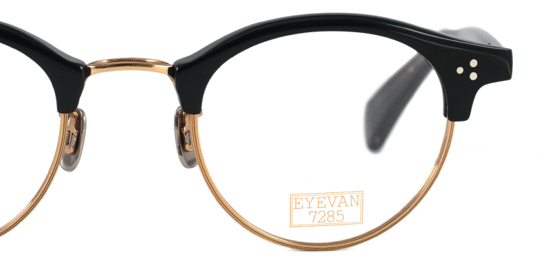 eyevan7285 643 サーモント 鼈甲 平面レンズ-