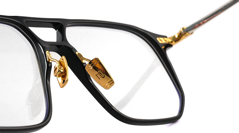 CUTLER AND GROSS AUOP0006 col. Black on 24K Yellow Gold + 18K Rhodium