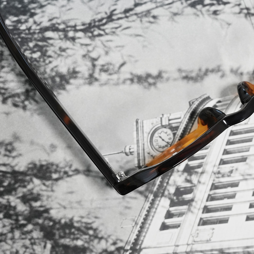 本べっ甲メガネ オール甲 並甲 オレンジ甲ハーフ DK8821