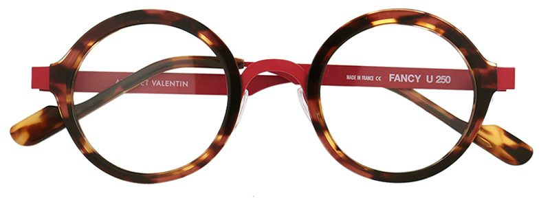 anne et VALENTIN 鼈甲風　紫　メガネフレーム anne et VALENTIN 鼈甲風 紫 メガネフレーム 小物