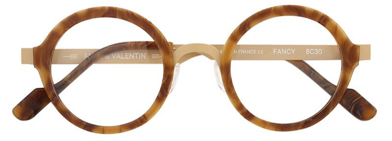 anne et VALENTIN 鼈甲風　紫　メガネフレーム anne et VALENTIN 鼈甲風 紫 メガネフレーム