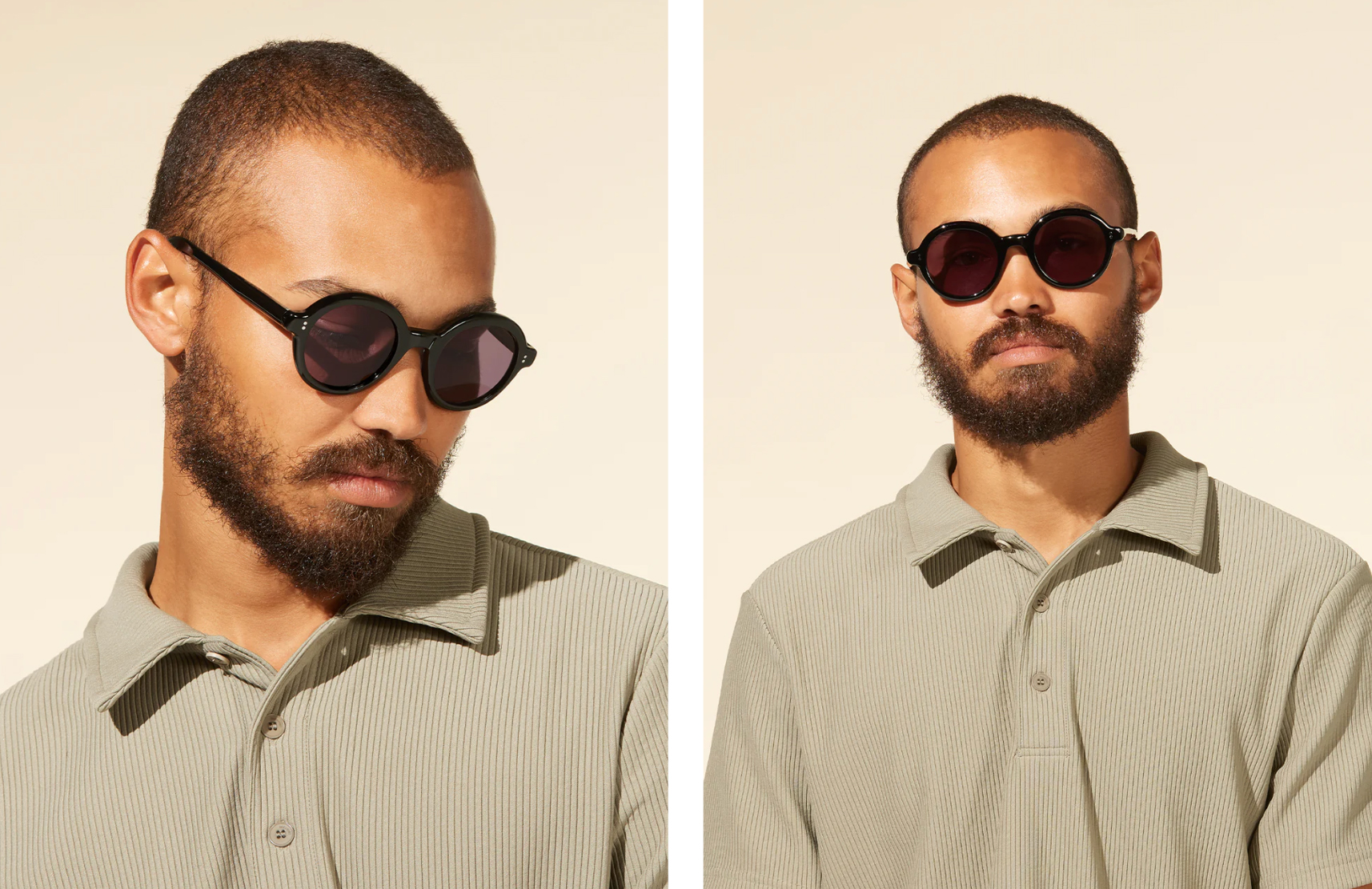 Garrett Leight JULIEN SUN col.Black/Semi-Flat Blackberry