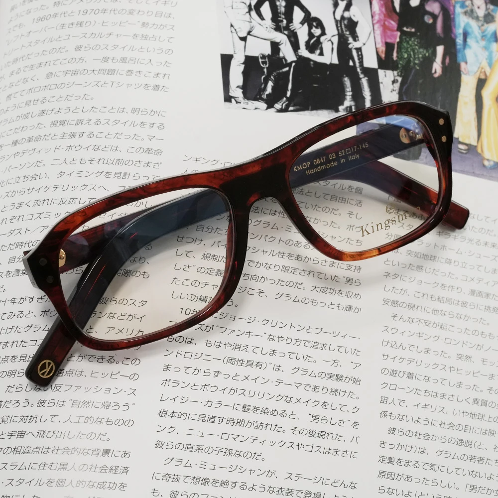 CUTLER AND GROSS KMOP0847 52サイズ col.03 Red Havana