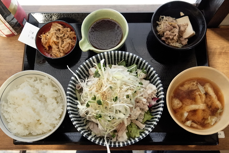 冷しゃぶ定食