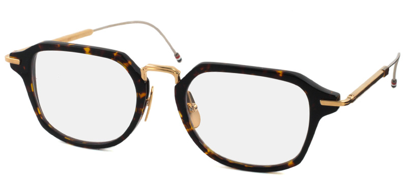 Thom Browne UEO423 col.205 Havana/Gold