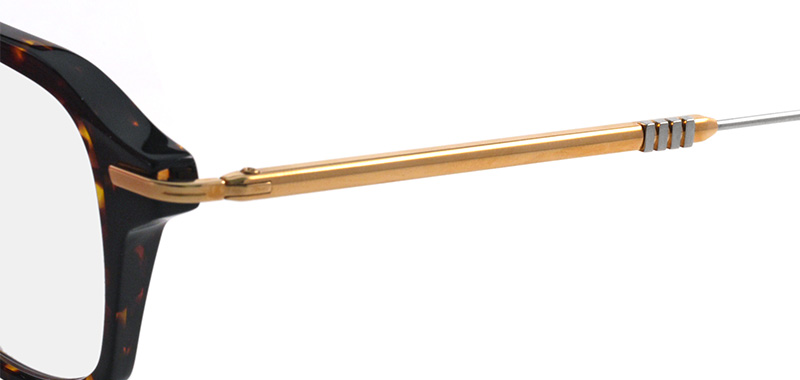 Thom Browne UEO423 col.205 Havana/Gold